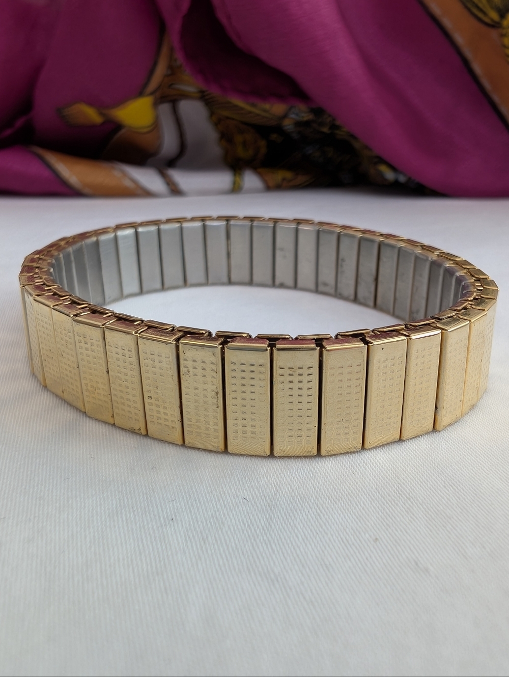 Vintage Gold Expansion Stretch Watch Style Bracelet